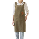 Gewürzhaus - Linen Crossback Apron Martini Olive